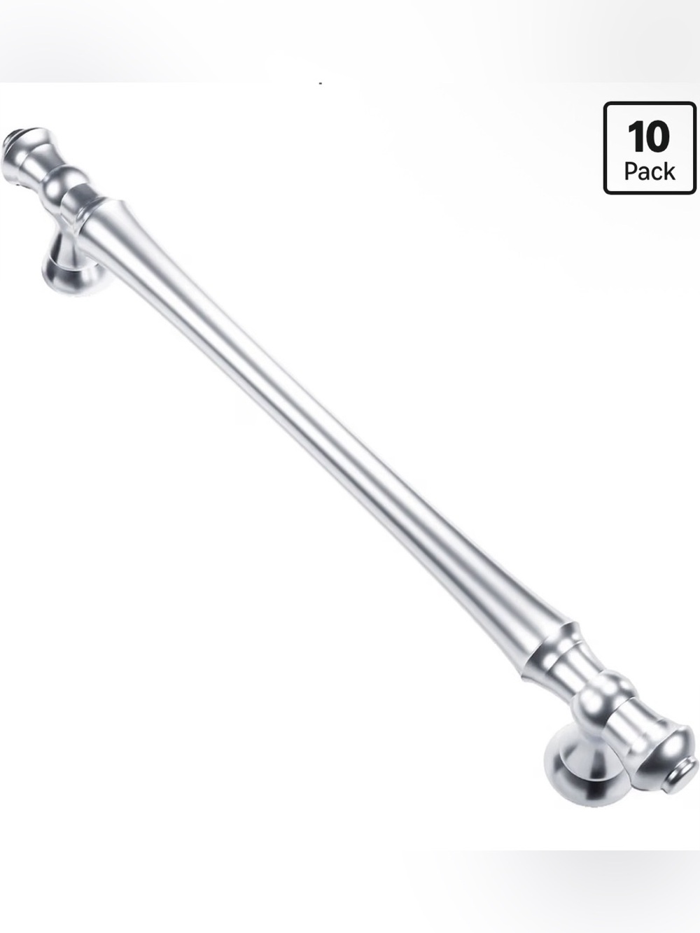 Asidrama Cabinet Pull Handles 6.3(160mm) in Silver 10 Pack